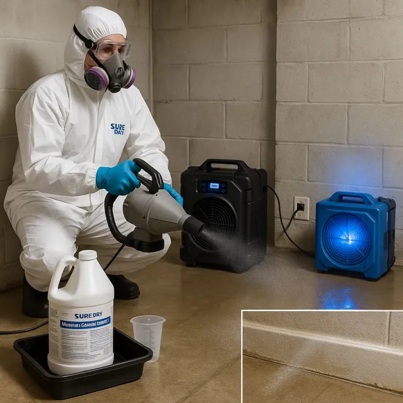 Sanitization and Odor Removal process in San Benito, TX